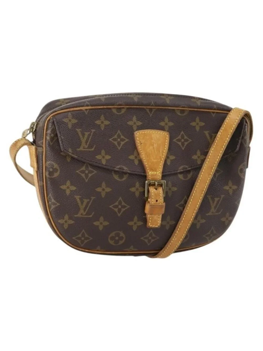 Authentic LOUIS VUITTON Monogram Jeune Fille MM Shoulder Bag M51226 LV